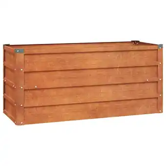 Blokker vidaXL Plantenbak verhoogd 100x40x45 cm cortenstaal roestig aanbieding