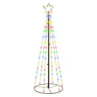 Blokker The Living Store LED Kerstboom - 180 cm x 70 cm - 108 multikleurige LEDs aanbieding