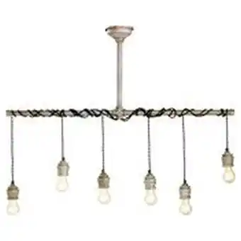 Blokker Lumineo ijzeren Hanglamp Industrieel 108cm - Grijs aanbieding