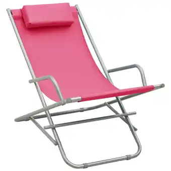 Blokker The Living Store Terrasstoelen - Set van 2 - Roze - 69 x 61 x 94 cm - Draagvermogen 120 kg aanbieding