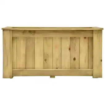 Blokker The Living Store Verhoogde Houten Tuinbak - 100 x 50 x 50 cm - Weerbestendig aanbieding