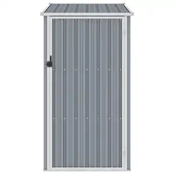 Blokker The Living Store Tuinschuur - Gegalvaniseerd Staal - 87 x 98 x 148/159 cm - Grijs aanbieding