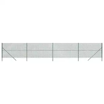 Blokker The Living Store Gaashek Groen - 2 x 10 m - Staal met PVC-coating aanbieding