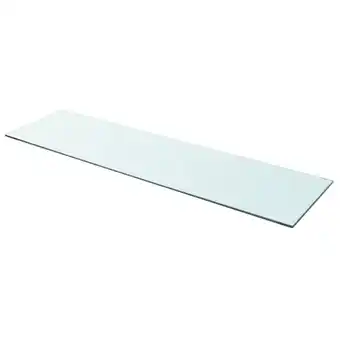 Blokker vidaXL Wandschap transparant 110x30 cm glas aanbieding