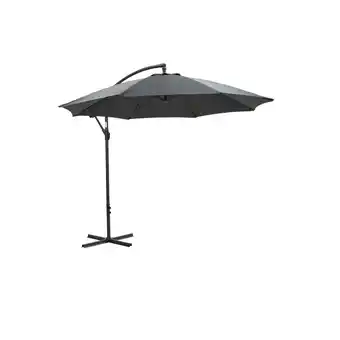 Blokker Garden Impressions Athene parasol Ø300 - carbon black/ donker grijs aanbieding