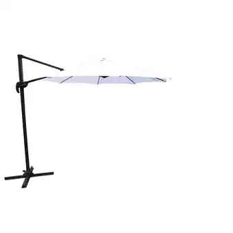 Blokker Leeds parasol wit zwart aanbieding