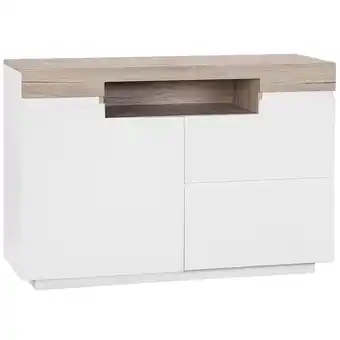 Blokker Beliani MARLIN - Sideboard-Wit-MDF aanbieding