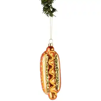 Blokker Nordic Light Kerstbal Hot Dog 14 cm aanbieding