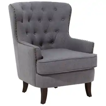 Blokker Beliani VIBORG - Fauteuil-Grijs-Polyester aanbieding