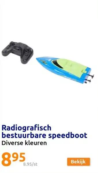 Action Radiografisch bestuurbare speedboot aanbieding