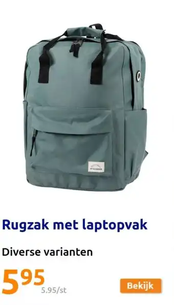 Action Rugzak met laptopvak aanbieding