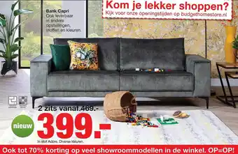 Budget Home Store Bank capri aanbieding