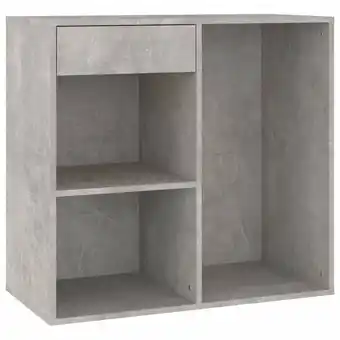 Blokker The Living Store Cosmeticakast - Betongrijs - 80 x 40 x 75 cm - Bewerkt hout aanbieding