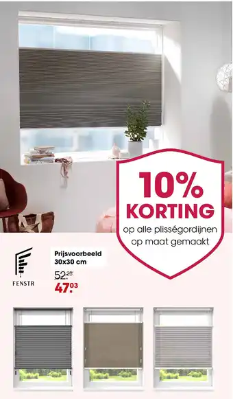 Kwantum Alle plissegordijnen op maat gemaakt 30 x 30 cm aanbieding