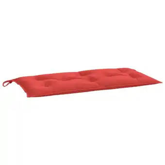 Blokker The Living Store Tuinbankkussen - 100x50x7cm - Waterbestendig - Rood aanbieding