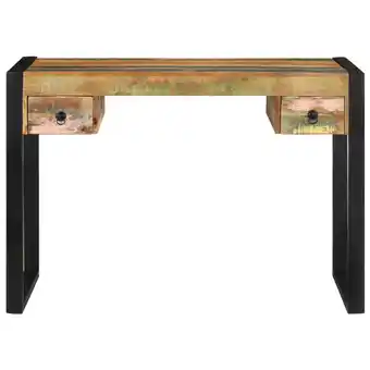 Blokker The Living Store Vintage Bureau - Gerecycled hout - Stalen frame - 110 x 50 x 77 cm - Handgemaakt aanbieding