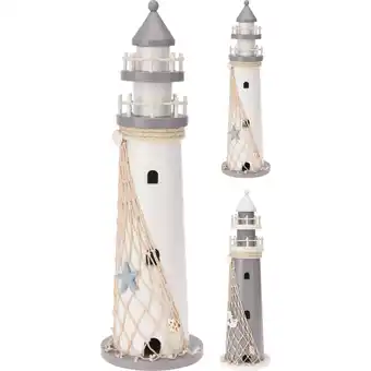 Blokker Vuurtoren 11x37cm 2ass aanbieding