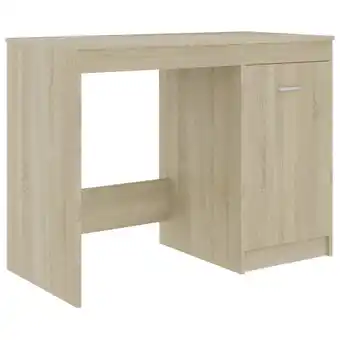 Blokker The Living Store Bureau Bureau - 100 x 50 x 76 cm - Sonoma Eiken aanbieding