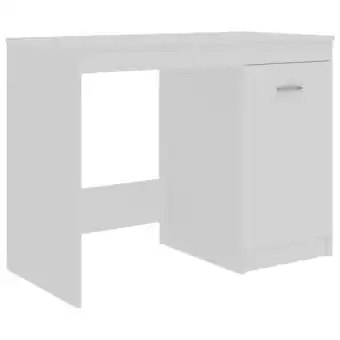 Blokker The Living Store Bureau - Strak en modern - Hout - 100 x 50 x 76cm - Wit aanbieding