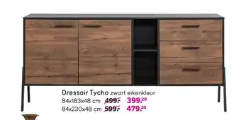 Leen Bakker Dressoir Tycho 84 x 183 x 48 cm aanbieding