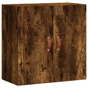 Blokker vidaXL Wandkast 60x31x60 cm bewerkt hout gerookt eikenkleurig aanbieding