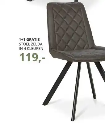 De Bommel Meubelen Stoel zelda 1+1 Gratis aanbieding