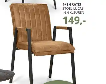 De Bommel Meubelen Stoel lucas 1+1 Gratis aanbieding