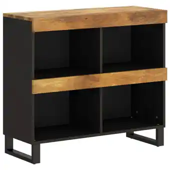 Blokker The Living Store Industrial Bijzetkast - 85 x 33 x 75 cm - Massief mangohout aanbieding