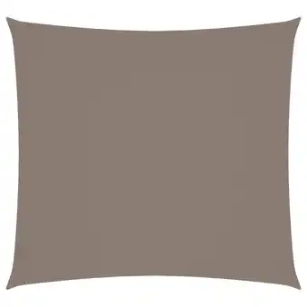 Blokker vidaXL Zonnescherm vierkant 6x6 m oxford stof taupe aanbieding