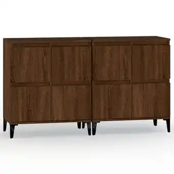 Blokker The Living Store Dressoir - Bruineiken - 60 x 35 x 70 cm - Duurzaam hout aanbieding