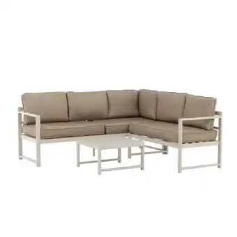 Blokker Salvador loungeset 2 delen beige,wit aanbieding