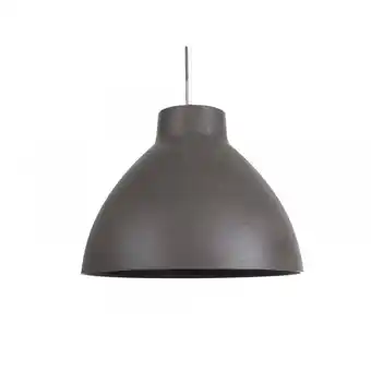 Blokker Leitmotiv hanglamp Sandstone Look 33 cm staal 40W donkergrijs aanbieding