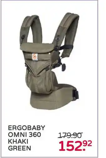 Prenatal Ergobaby omni 360 khaki green draagzak aanbieding