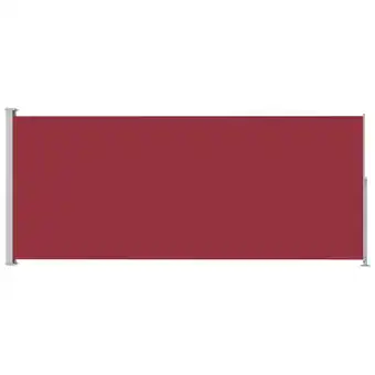 Blokker The Living Store Tuinscherm uittrekbaar 180x500 cm rood - Tuinscherm aanbieding