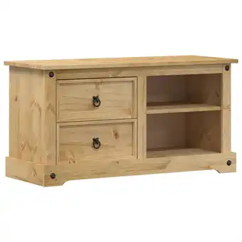 Blokker vidaXL Tv-meubel Corona 100x40x52 cm massief grenenhout aanbieding