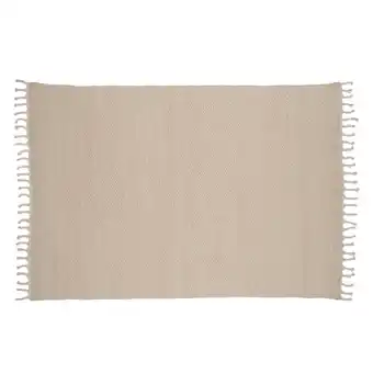 Blokker Loke vloerkleed 350x252cm beige aanbieding