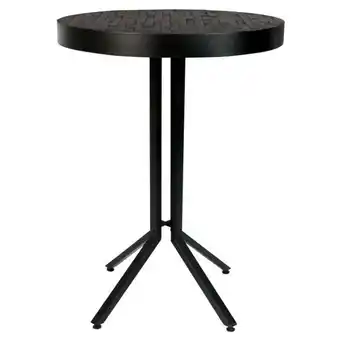 Blokker Malmö ronde bartafel 75x110 cm zwart (2500006) aanbieding