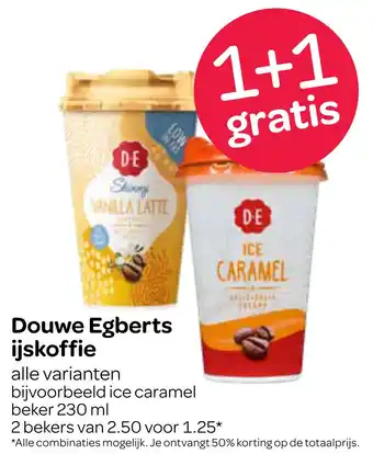 Spar Douwe egberts ijskoffie 230ml aanbieding