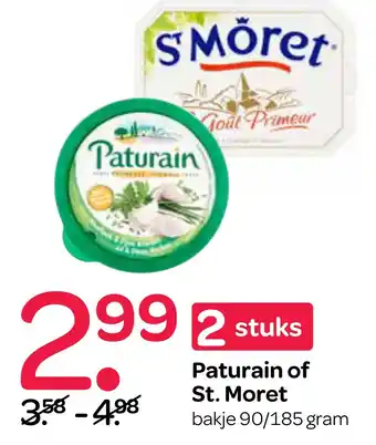 Spar Paturain of st. moret 185gram aanbieding