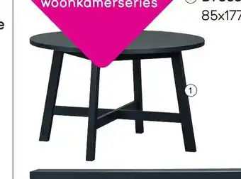 Leen Bakker Eetkamertafel Benson 74 x 120 cm aanbieding