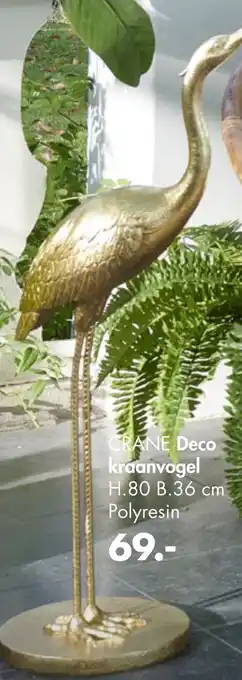 Casa Egrane deco kraanvogel aanbieding