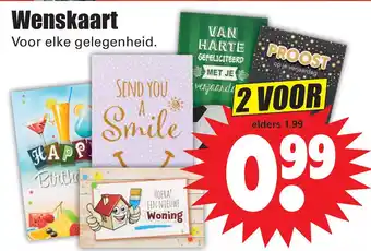 Dirk Wenskaart aanbieding