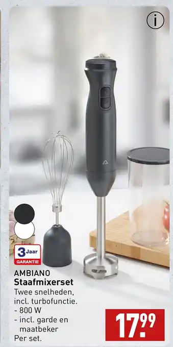 ALDI Staafmixerset aanbieding