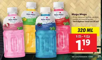 Lidl Mogu Mogu 320 ML aanbieding