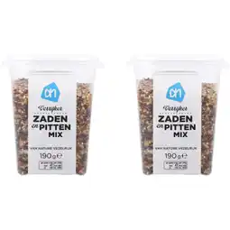 Albert Heijn AH ontbijt zaden en pittenmix 2-pack aanbieding