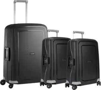 Coolblue Samsonite S'cure Spinner 69+55+55cm Black kofferset aanbieding