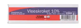 HANOS Jumbo Vleeskroketten 10% aanbieding