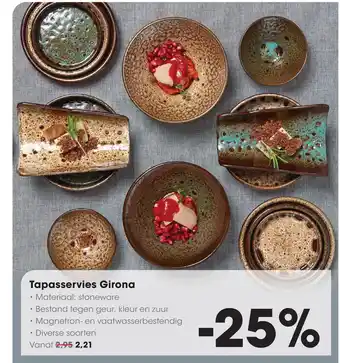 HANOS Tapasservies Girona aanbieding