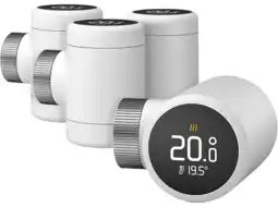 MediaMarkt Tado Slimme Radiatorknop X (4-pack) - Uitbreiding Radiatorknop Zwart aanbieding