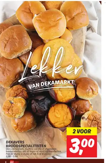 Dekamarkt BROODSPECIALITEITEN aanbieding